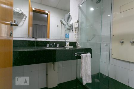 Banheiro de apartamento para alugar com 1 quarto, 35m² em Lourdes, Belo Horizonte