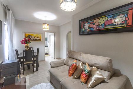 Sala de estar de apartamento à venda com 2 quartos, 65m² em Nova Petrópolis, São Bernardo do Campo