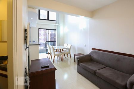Sala de apartamento para alugar com 1 quarto, 32m² em Moema, São Paulo