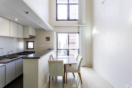 Sala de apartamento para alugar com 1 quarto, 32m² em Moema, São Paulo