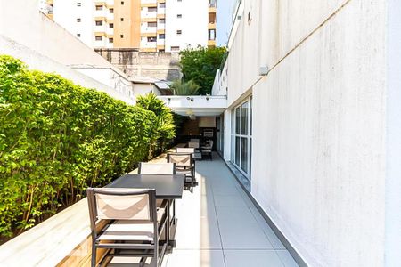 Studio para alugar com 37m², 1 quarto e 1 vagaChurrasqueira