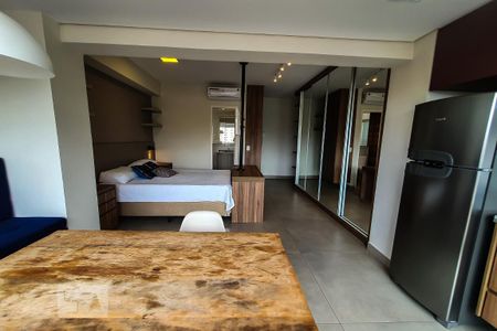 Studio para alugar com 37m², 1 quarto e 1 vagaVista geral do apartamento 