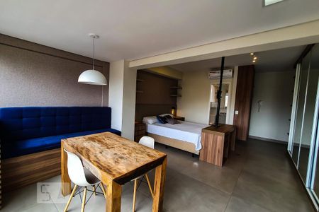 Studio para alugar com 37m², 1 quarto e 1 vagaVista geral do apartamento 