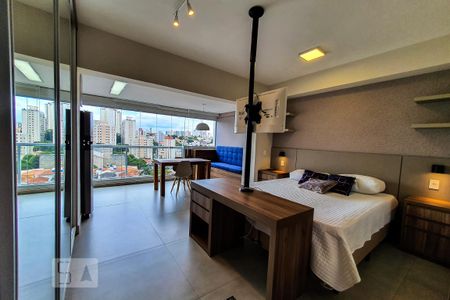 Studio para alugar com 37m², 1 quarto e 1 vagaVista geral do apartamento 