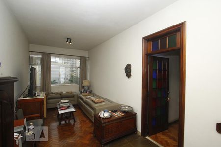 Sala de apartamento à venda com 3 quartos, 99m² em Humaitá, Rio de Janeiro