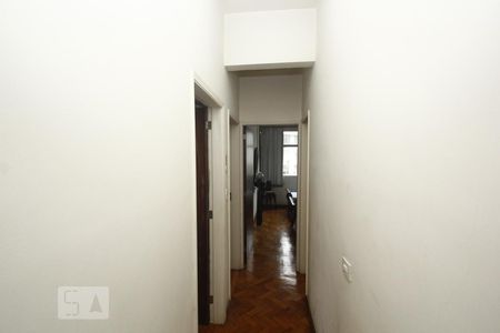 Corredor de apartamento à venda com 3 quartos, 99m² em Humaitá, Rio de Janeiro