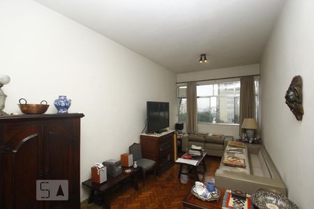 Sala de apartamento à venda com 3 quartos, 99m² em Humaitá, Rio de Janeiro