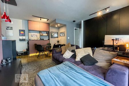 Sala de apartamento à venda com 1 quarto, 58m² em Jardim Paulistano, São Paulo