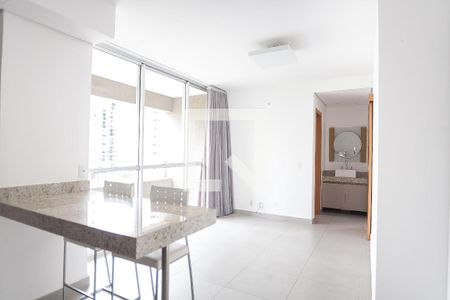 sala de apartamento para alugar com 1 quarto, 50m² em Vila da Serra, Nova Lima