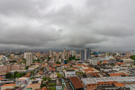 Vista Varanda da Sala de apartamento à venda com 3 quartos, 76m² em Vila Esperança, São Paulo