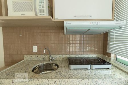 Apartamento para alugar com 36m², 1 quarto e 1 vaga Apartamento para alugar com 36m², 1 quarto e 1 vagaDetalhe da cozinha