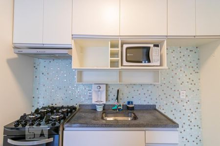 Studio à venda com 28m², 1 quarto e sem vagaCozinha 