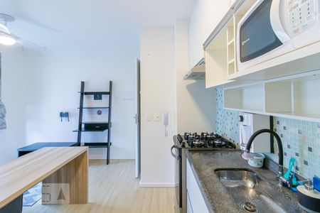 Studio à venda com 28m², 1 quarto e sem vagaCozinha 