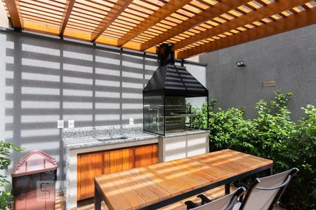 Studio à venda com 28m², 1 quarto e sem vagaChurrasqueira