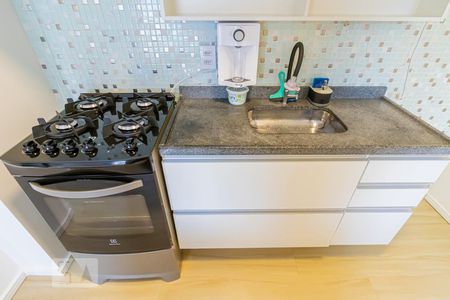 Studio à venda com 28m², 1 quarto e sem vagaCozinha 