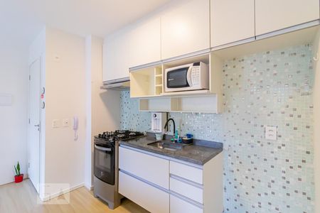 Studio à venda com 28m², 1 quarto e sem vagaCozinha 