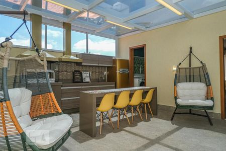 Casa de condomínio à venda com 160m², 4 quartos e 3 vagasChurrasqueira