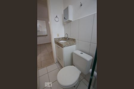 Banheiro social de apartamento para alugar com 2 quartos, 48m² em Reserva Sul Condomínio Resort, Ribeirão Preto