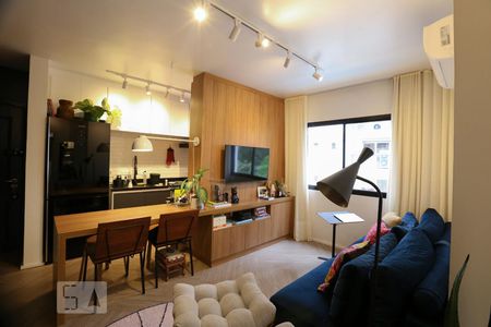 Sala de apartamento à venda com 1 quarto, 38m² em Vila Nova Conceição, São Paulo