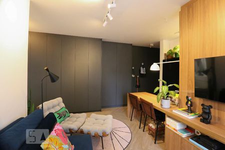 Sala de apartamento à venda com 1 quarto, 38m² em Vila Nova Conceição, São Paulo