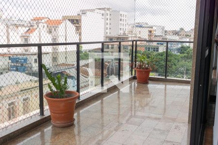 Varanda de apartamento à venda com 3 quartos, 148m² em Maracanã, Rio de Janeiro