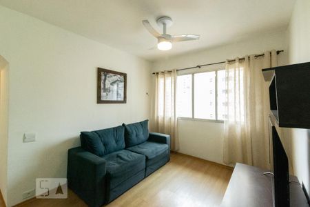 Sala de apartamento para alugar com 1 quarto, 43m² em Moema, São Paulo