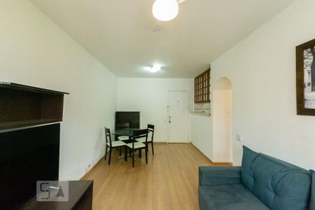 Sala de apartamento para alugar com 1 quarto, 43m² em Moema, São Paulo