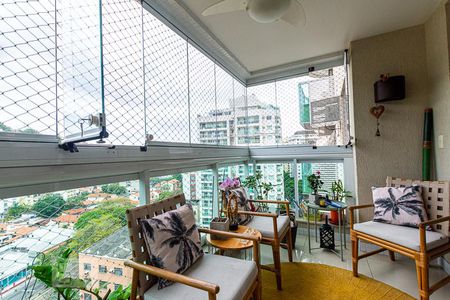 Varanda da Sala  de apartamento à venda com 3 quartos, 120m² em Vital Brasil, Niterói