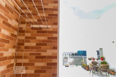 Apartamento à venda com 125m², 2 quartos e 2 vagas Apartamento à venda com 125m², 2 quartos e 2 vagasVista da área da churrasqueira - Varal