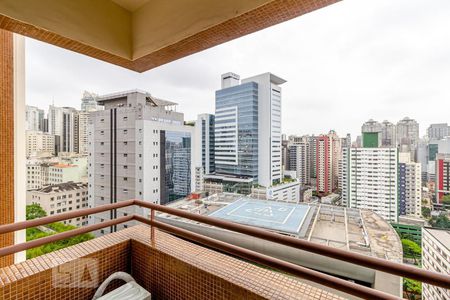 Varanda  de apartamento para alugar com 2 quartos, 57m² em Bela Vista, São Paulo