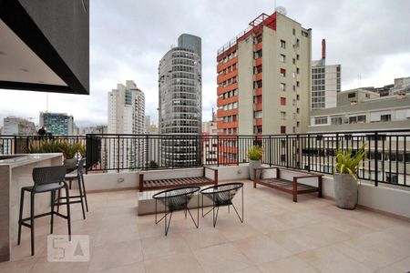 Studio à venda com 21m², 1 quarto e sem vagaTerraço