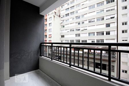Varanda de kitnet/studio à venda com 1 quarto, 21m² em Centro Histórico de São Paulo, São Paulo