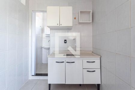 Cozinha de kitnet/studio para alugar com 1 quarto, 38m² em Trevo, Belo Horizonte