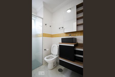 Banheiro da Suíte  de apartamento para alugar com 3 quartos, 93m² em Indianópolis, São Paulo