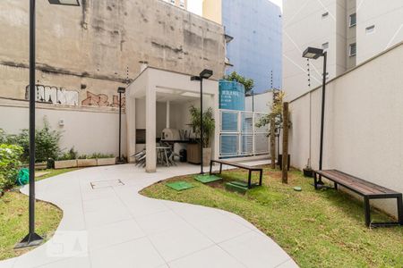 Apartamento à venda com 34m², 2 quartos e sem vagaSalão de Festas - Área Externa