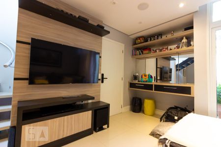 Detalhe - Sala  de casa de condomínio para alugar com 3 quartos, 120m² em Chácara Pavoeiro, Cotia