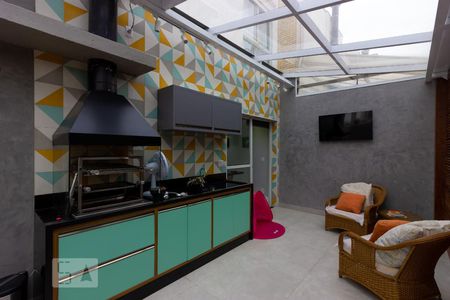 Casa de condomínio para alugar com 120m², 3 quartos e 2 vagas Casa de condomínio para alugar com 120m², 3 quartos e 2 vagasVaranda - Gourmet