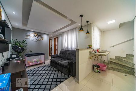 Sala de apartamento à venda com 2 quartos, 100m² em Parque Erasmo Assunção, Santo André