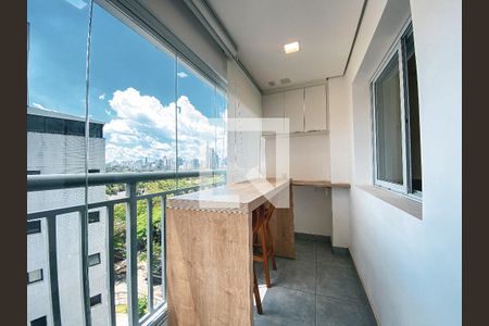 Varanda da Sala de apartamento para alugar com 1 quarto, 32m² em Butantã, São Paulo