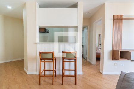 Sala/cozinha de apartamento para alugar com 1 quarto, 44m² em Jardim Paulista, São Paulo