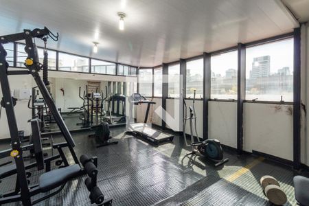 Apartamento para alugar com 44m², 1 quarto e 1 vaga Apartamento para alugar com 44m², 1 quarto e 1 vagaAcademia