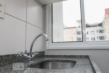 Detalhe cozinha de kitnet/studio para alugar com 1 quarto, 25m² em Brás, São Paulo