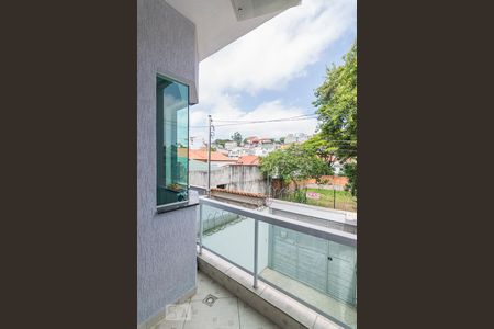 Varanda da Sala de casa à venda com 3 quartos, 160m² em Vila Lucinda, Santo André