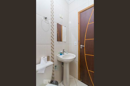 Banheiro de casa à venda com 3 quartos, 160m² em Vila Lucinda, Santo André