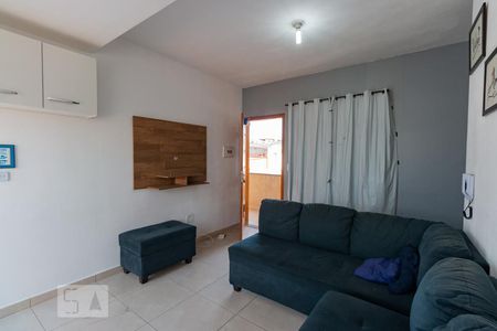Sala e cozinha de apartamento à venda com 2 quartos, 45m² em Burgo Paulista, São Paulo