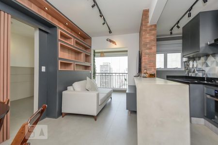 Sala de apartamento à venda com 1 quarto, 40m² em Centro, São Paulo