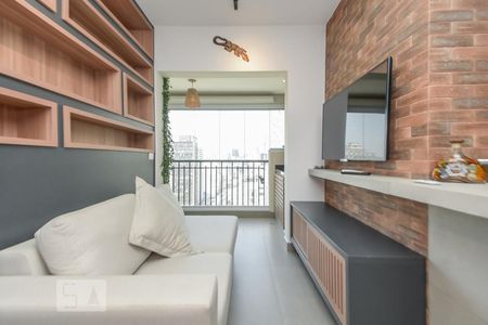 Sala de apartamento à venda com 1 quarto, 40m² em Centro, São Paulo