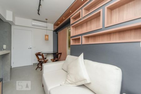 Sala de apartamento à venda com 1 quarto, 40m² em Centro, São Paulo