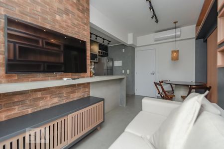 Sala de apartamento à venda com 1 quarto, 40m² em Centro, São Paulo