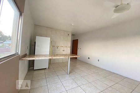Sala/Cozinha de apartamento à venda com 1 quarto, 36m² em Vila Nova, Novo Hamburgo
